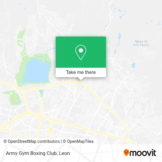 Army Gym Boxing Club map