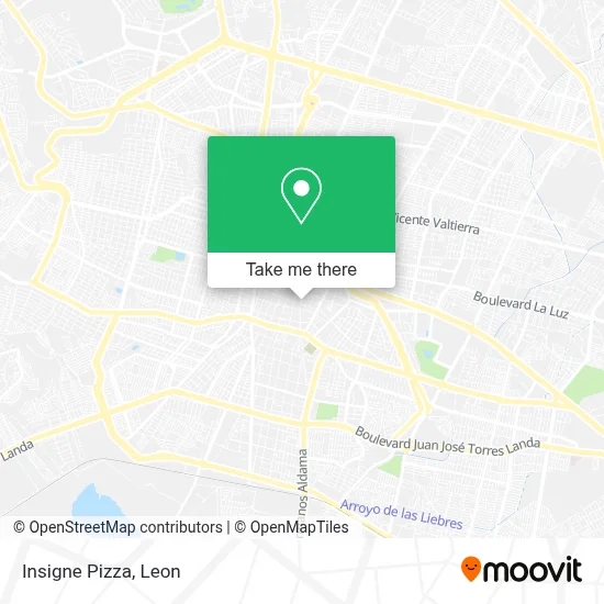 Insigne Pizza map