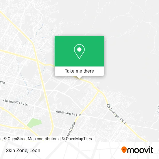 Skin Zone map