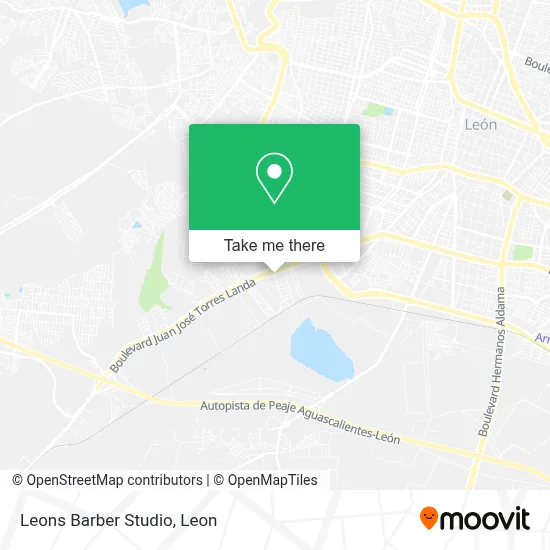 Leons Barber Studio map
