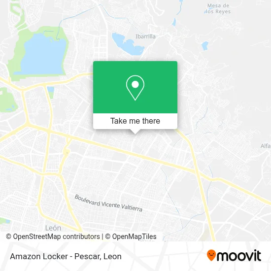 Amazon Locker - Pescar map
