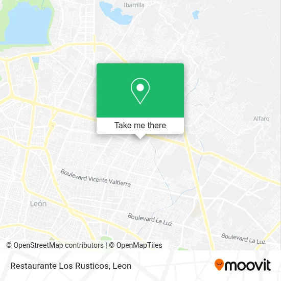 Restaurante Los Rusticos map