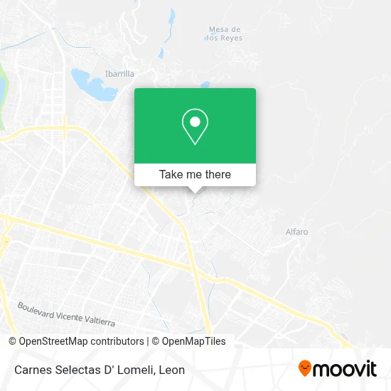 Carnes Selectas D' Lomeli map