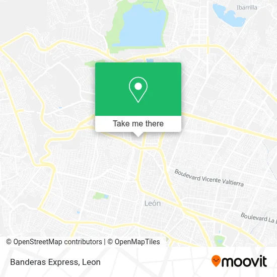 Banderas Express map