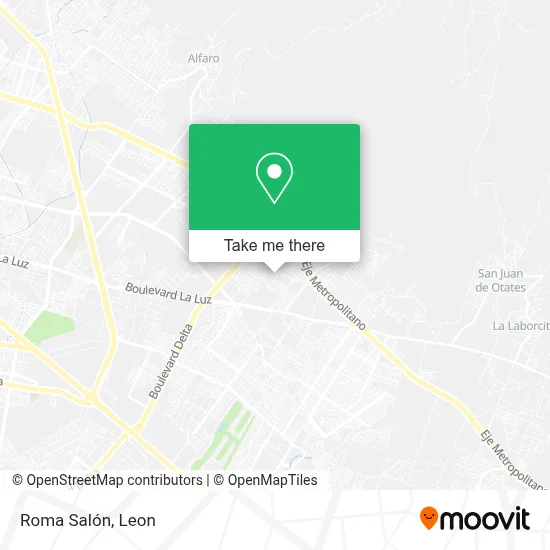 Roma Salón map