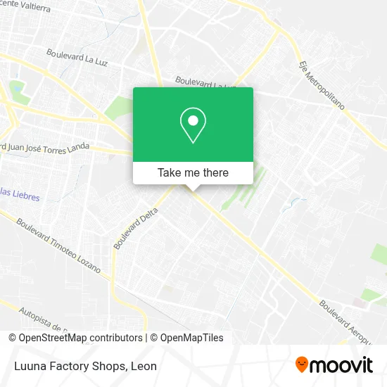 Luuna Factory Shops map