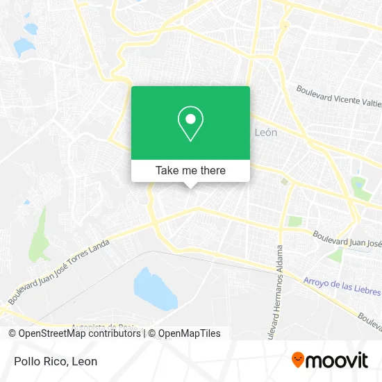 Pollo Rico map