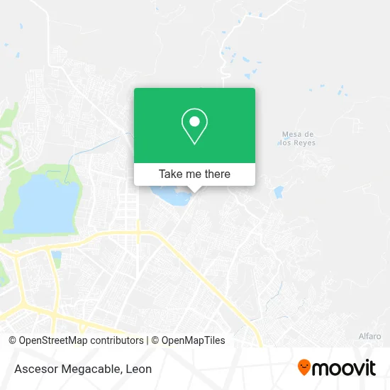 Ascesor Megacable map