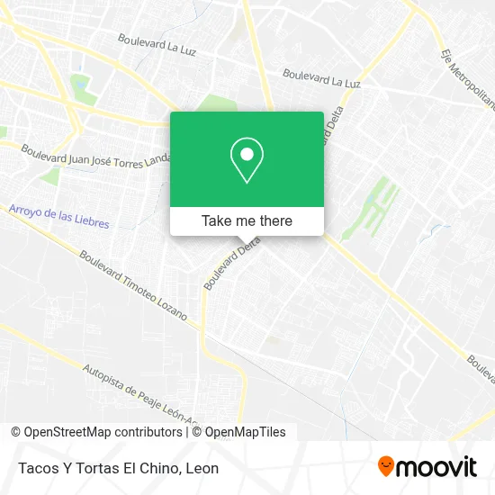 Tacos Y Tortas El Chino map