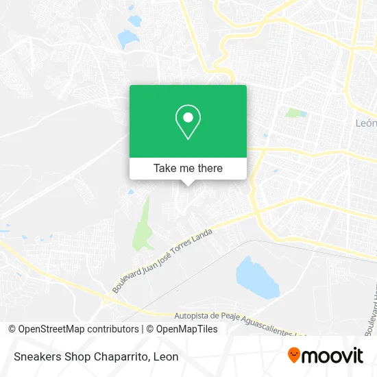 Sneakers Shop Chaparrito map