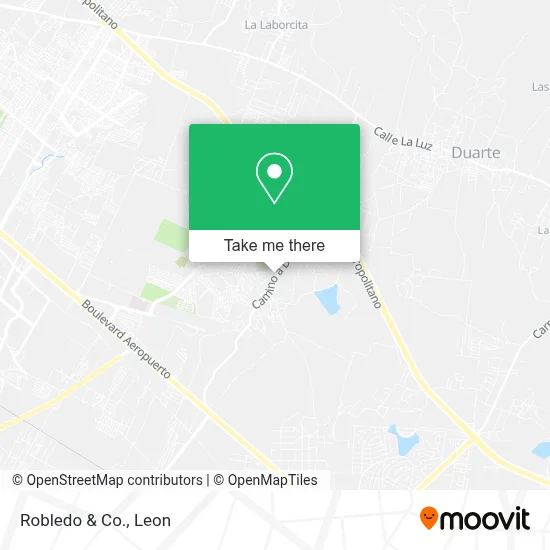 Robledo & Co. map