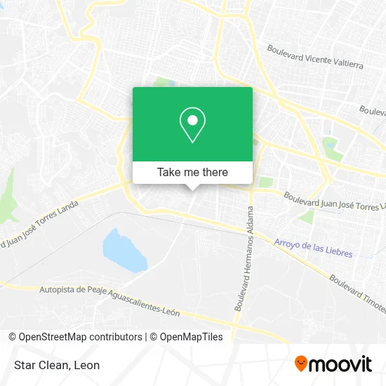 Star Clean map