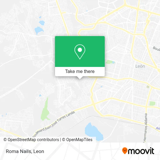 Roma Nails map