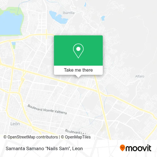 Samanta Samano "Nails Sam" map