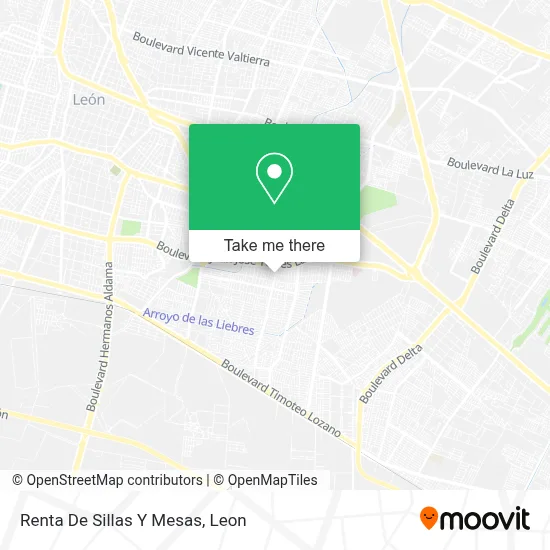 Renta De Sillas Y Mesas map