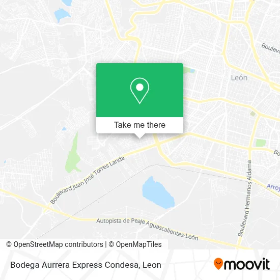 Bodega Aurrera Express Condesa map