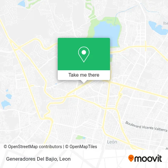 Generadores Del Bajio map