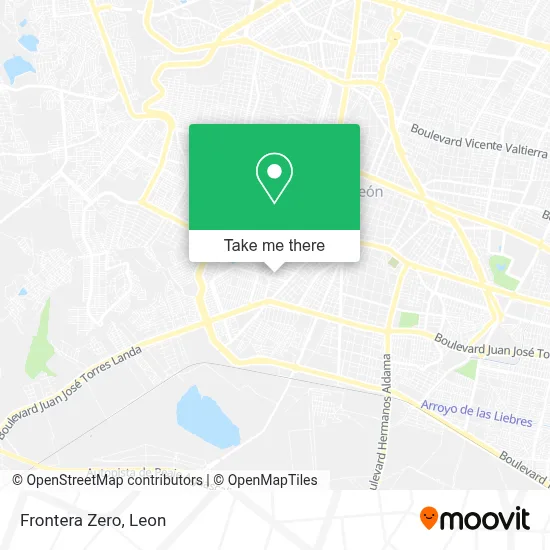 Frontera Zero map