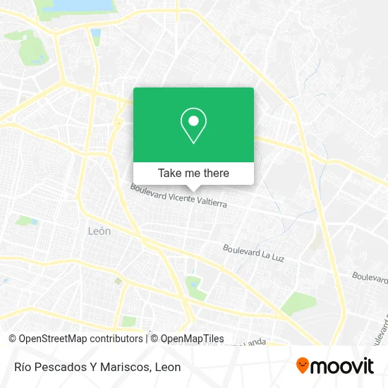 Río Pescados Y Mariscos map