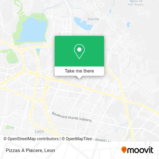 Pizzas A Piacere map