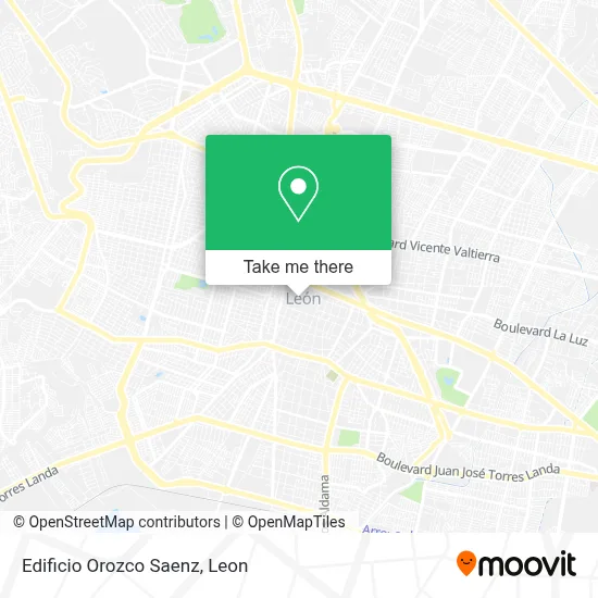 Edificio Orozco Saenz map