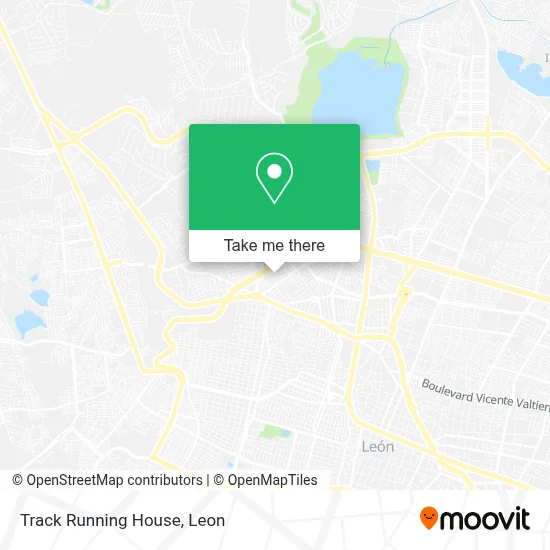 Track Running House map
