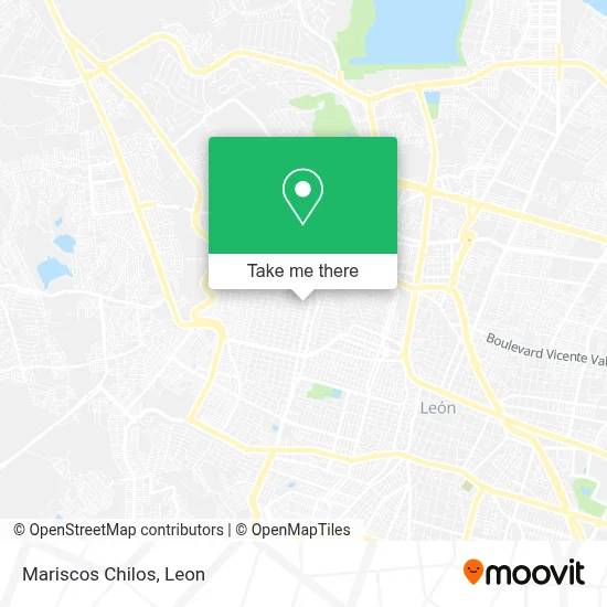 Mariscos Chilos map