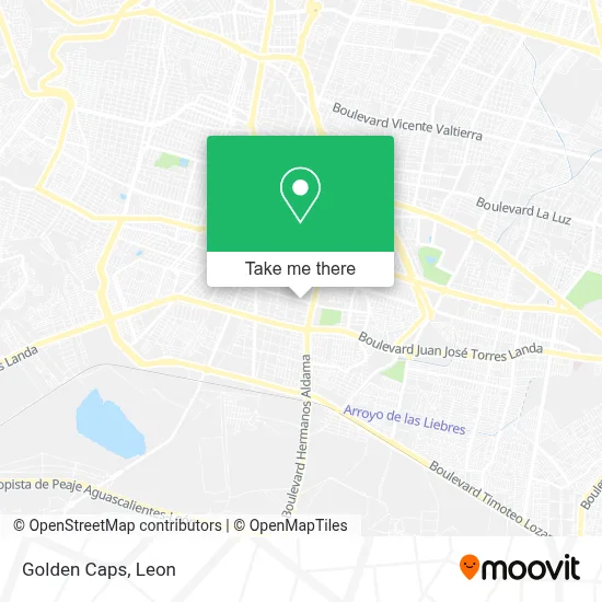 Golden Caps map