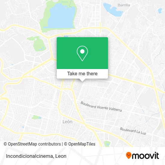 Incondicionalcinema map