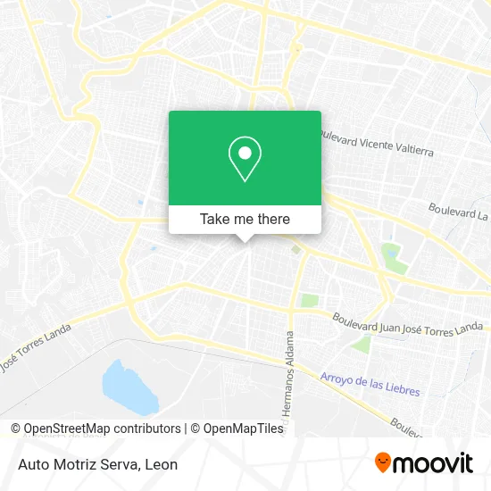 Auto Motriz Serva map