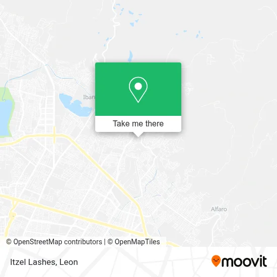Itzel Lashes map