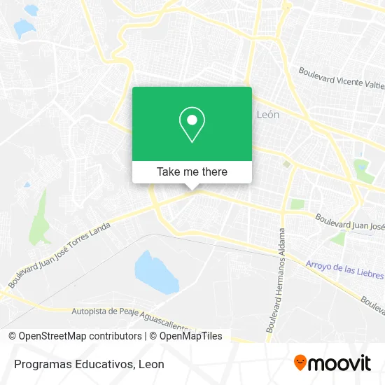 Programas Educativos map