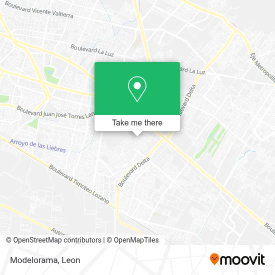 Modelorama map