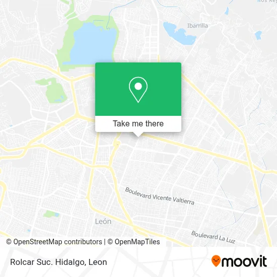 Rolcar Suc. Hidalgo map