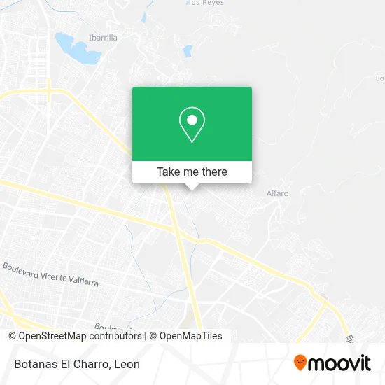 Botanas El Charro map
