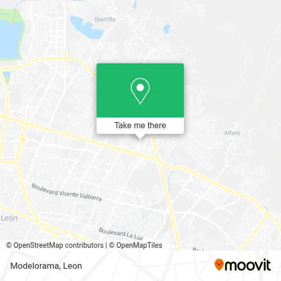 Modelorama map