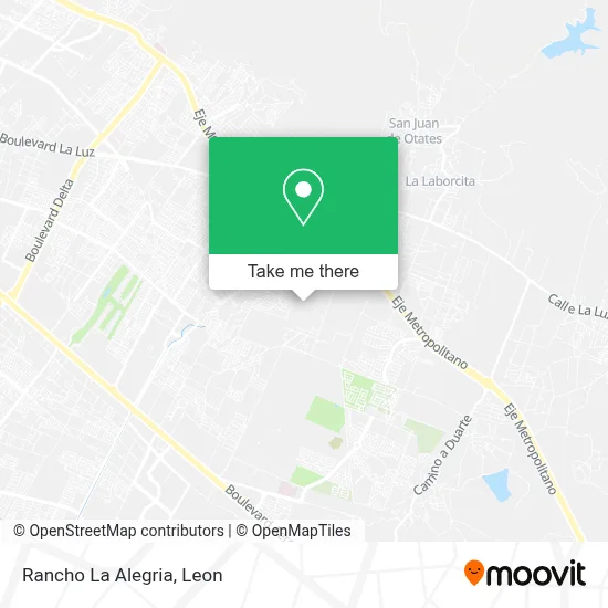 Rancho La Alegria map