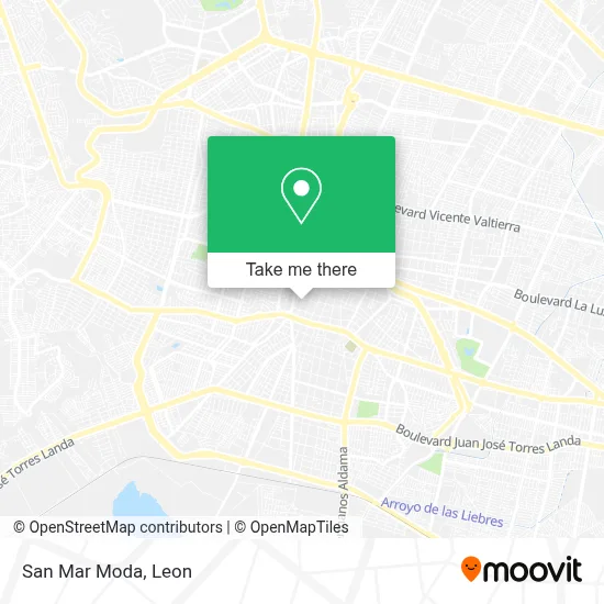 San Mar Moda map