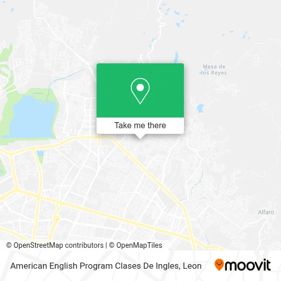American English Program Clases De Ingles map