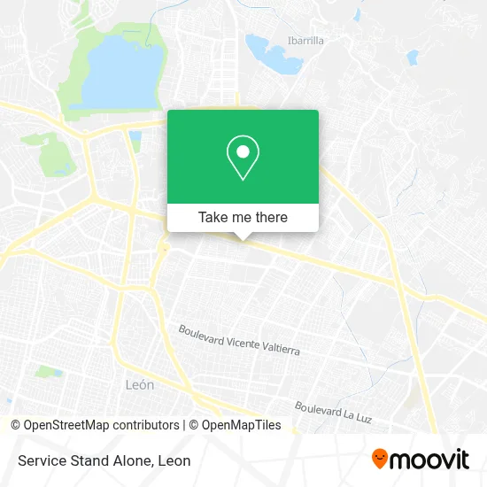 Service Stand Alone map