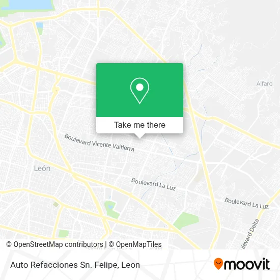 Auto Refacciones Sn. Felipe map