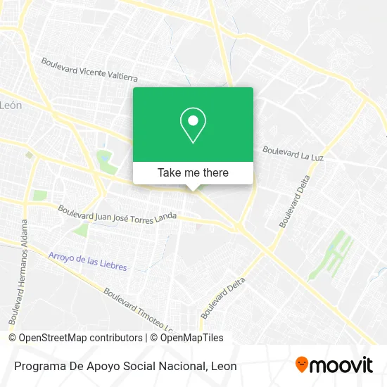 Programa De Apoyo Social Nacional map