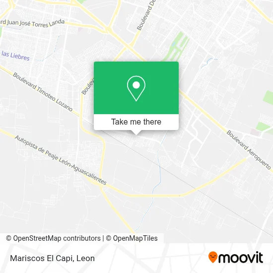 Mariscos El Capi map