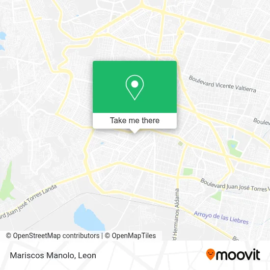 Mariscos Manolo map