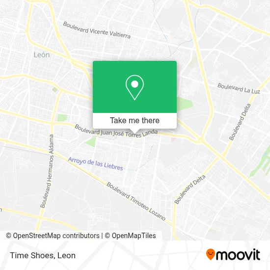 Time Shoes map