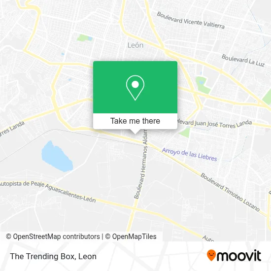 The Trending Box map