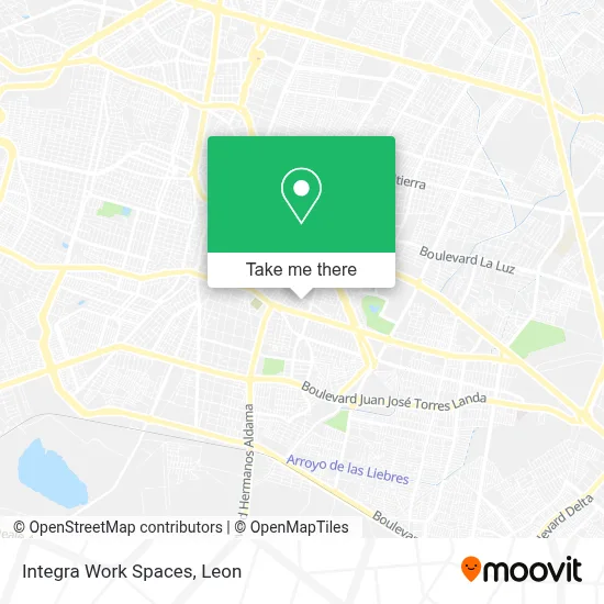 Integra Work Spaces map