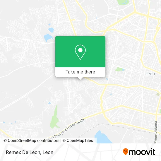 Remex De Leon map