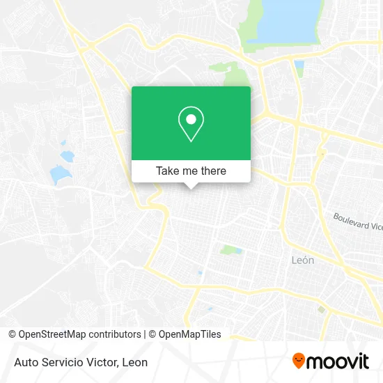 Auto Servicio Victor map