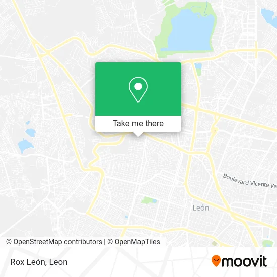 Rox León map